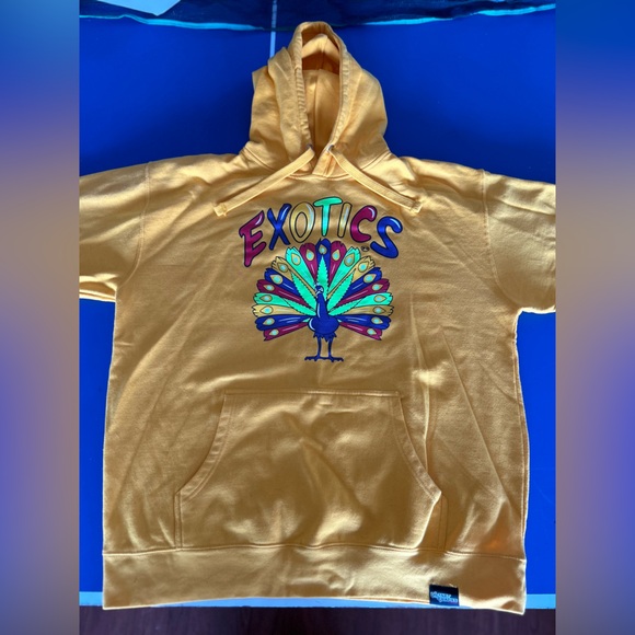 New Planet of the Grapes Peacock Exotic Hoodie - Picture 1 of 3